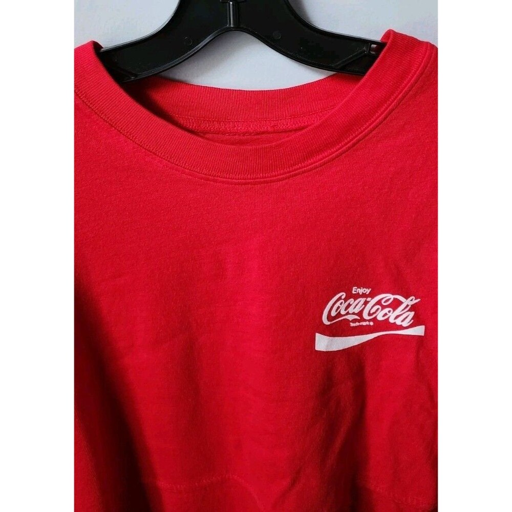 New Coca-Cola Coke X Spirit Jersey Unisex Tee Red Unisex long sleeve jersey XL - Picture 8 of 14